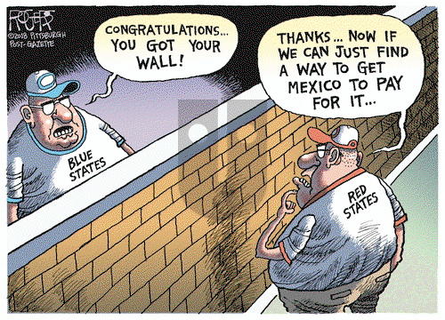Rob Rogers on Wednesday January 3, 2018 Comic Strip
