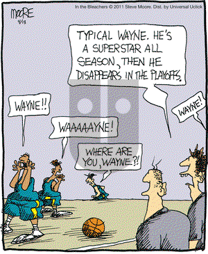 In the Bleachers - Wednesday April 13, 2011 Comic Strip