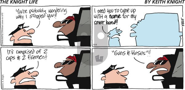 The Knight Life on Sunday October 4, 2015 Comic Strip