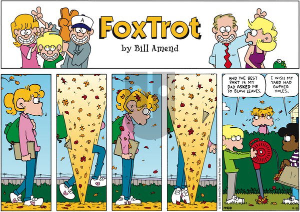 FoxTrot on Sunday October 20, 2002 Comic Strip