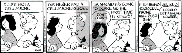 Drabble on Monday April 14, 2003 Comic Strip
