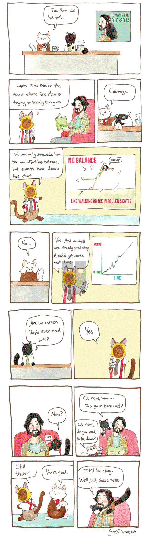 Breaking Cat News on Monday October 17, 2016 Comic Strip