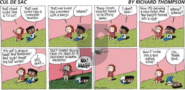 Cul de Sac on Sunday April 15, 2018 Comic Strip