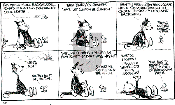 Pat Oliphant - Friday March 25, 1994 Comic Strip