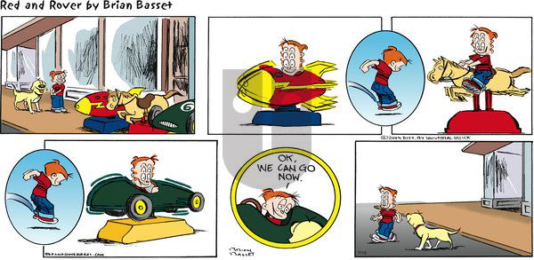 Red and Rover on Sunday July 15, 2012 Comic Strip