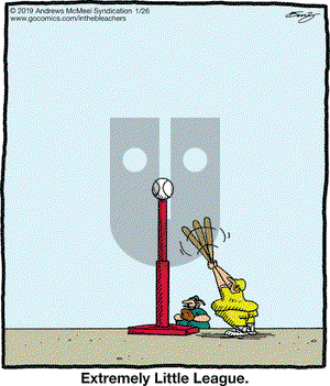 In the Bleachers on Saturday January 26, 2019 Comic Strip