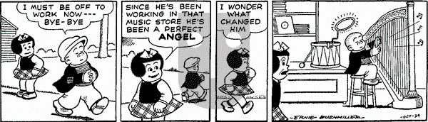 Nancy Classics on Saturday October 29, 2016 Comic Strip
