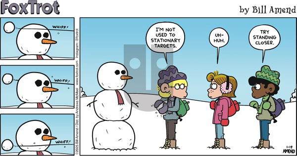 FoxTrot on Sunday January 19, 2025 Comic Strip