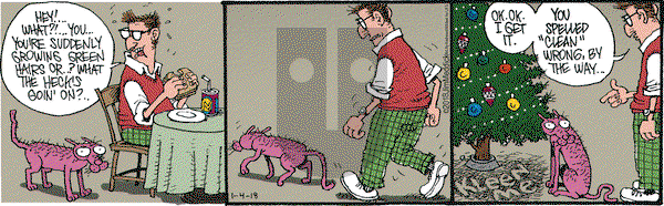 Monty on Thursday January 4, 2018 Comic Strip