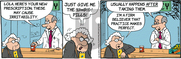 Lola on Wednesday January 14, 2015 Comic Strip