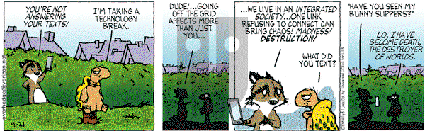 Over the Hedge on Monday September 21, 2015 Comic Strip