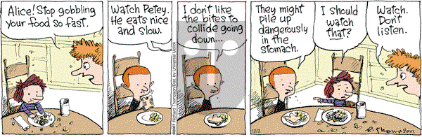 Cul de Sac on Monday December 3, 2012 Comic Strip