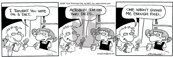 Soup to Nutz - Old on Tuesday January 2, 2007 Comic Strip