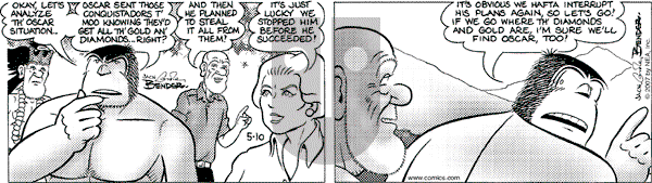 Alley Oop on Thursday May 10, 2007 Comic Strip