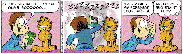 Garfield on Friday April 18, 2003 Comic Strip