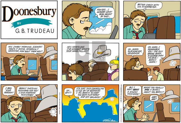 Doonesbury on Sunday July 23, 2000 Comic Strip