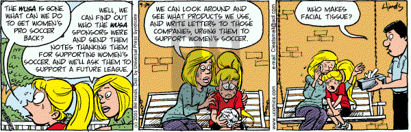 Cleats - Tuesday September 30, 2003 Comic Strip