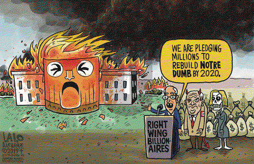 Lalo Alcaraz on Thursday April 25, 2019 Comic Strip