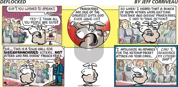 DeFlocked on Sunday August 13, 2017 Comic Strip