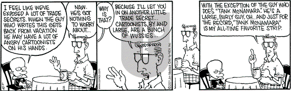 Monty on Saturday June 9, 2001 Comic Strip