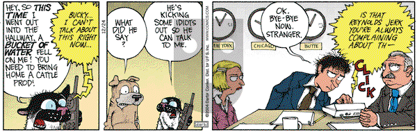 Get Fuzzy on Friday December 24, 2004 Comic Strip