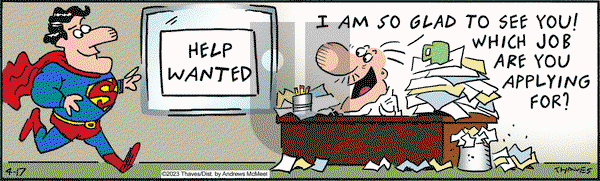 Frank and Ernest - Monday April 17, 2023 Comic Strip