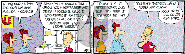The Buckets on Wednesday May 13, 2015 Comic Strip
