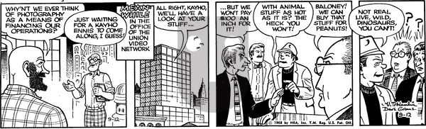 Alley Oop on Thursday September 12, 1968 Comic Strip