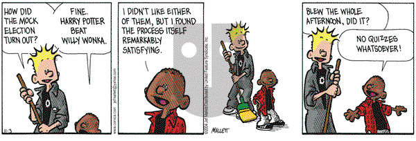 Frazz on Saturday November 27, 2004 Comic Strip