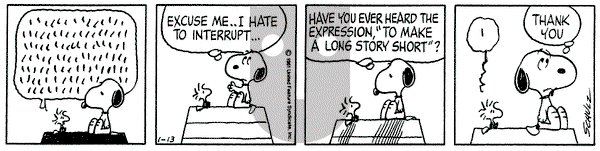 Peanuts on Tuesday January 13, 1981 Comic Strip
