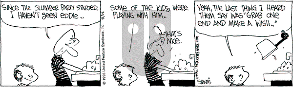 The Buckets on Monday August 12, 1996 Comic Strip