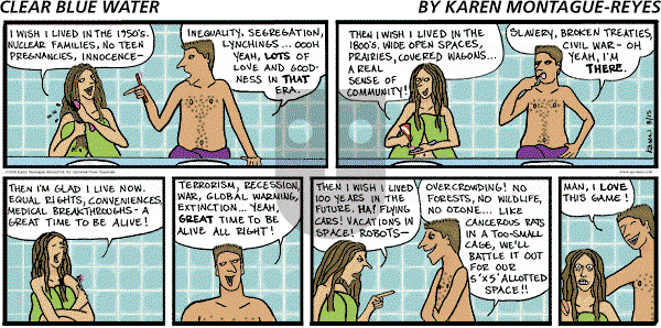 Clear Blue Water on Sunday August 15, 2004 Comic Strip