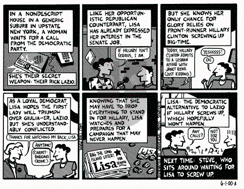 Ted Rall on Thursday June 1, 2000 Comic Strip