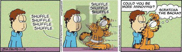 Garfield on Friday November 19, 2010 Comic Strip