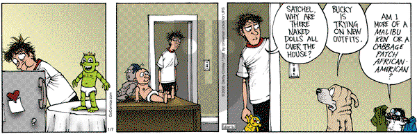 Get Fuzzy on Tuesday January 7, 2014 Comic Strip