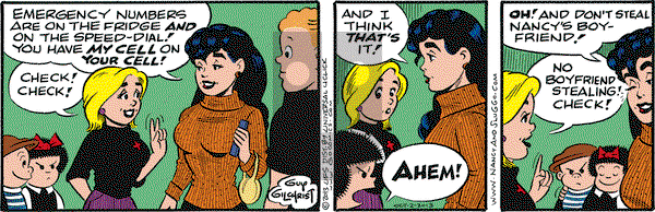 Nancy - Wednesday October 2, 2013 Comic Strip