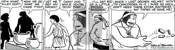 Alley Oop on Tuesday May 13, 1997 Comic Strip