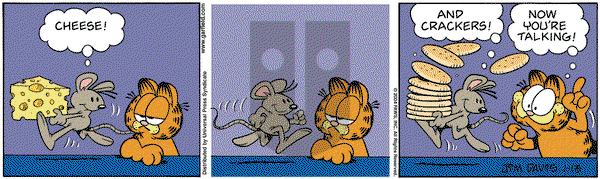 Garfield on Tuesday January 13, 2004 Comic Strip