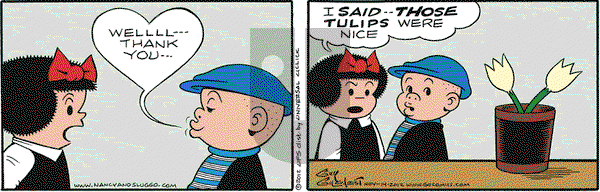 Nancy on Wednesday November 14, 2012 Comic Strip