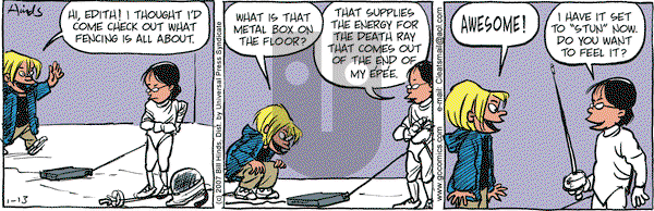Cleats on Saturday January 13, 2007 Comic Strip