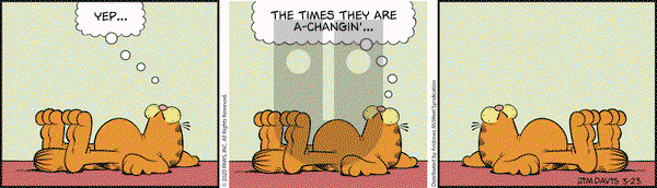 Garfield on Monday March 23, 2020 Comic Strip
