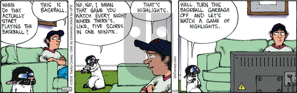 Get Fuzzy on Wednesday October 3, 2012 Comic Strip