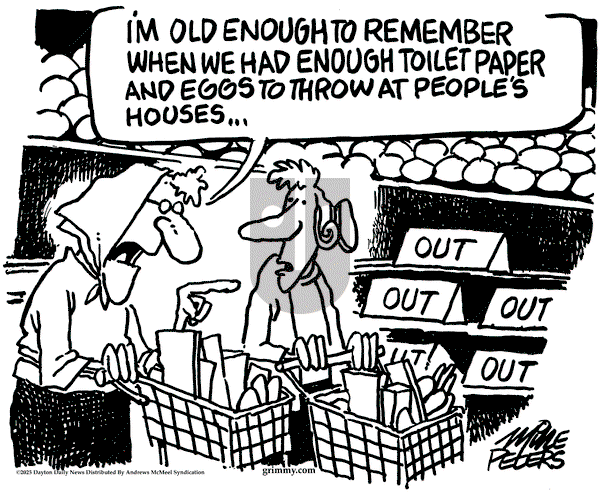 Mike Peters on Monday February 17, 2025 Comic Strip