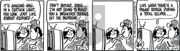 Rose is Rose on Wednesday September 14, 1988 Comic Strip