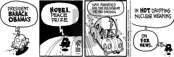La Cucaracha - Saturday October 24, 2009 Comic Strip