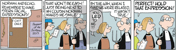 Drabble on Thursday July 4, 2013 Comic Strip