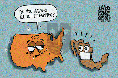 Lalo Alcaraz on Monday March 16, 2020 Comic Strip