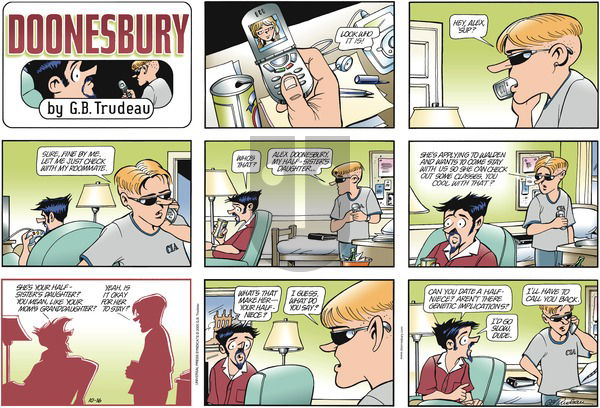Doonesbury on Sunday October 16, 2005 Comic Strip