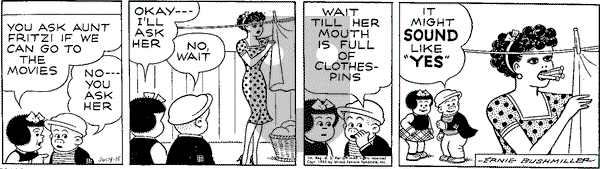 Nancy Classics on Wednesday July 15, 2015 Comic Strip
