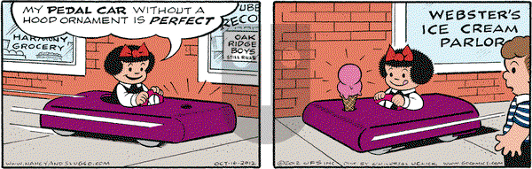 Nancy on Tuesday October 16, 2012 Comic Strip